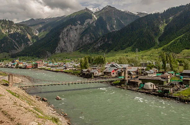 Dawar village and suspension bridge