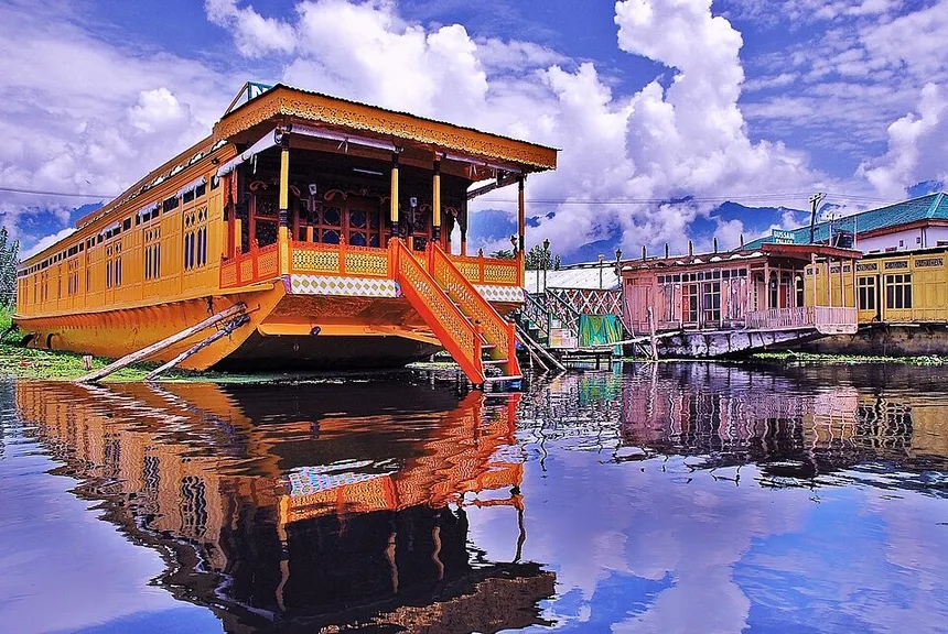 Handcrafted Cedar Houseboat